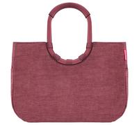 reisenthel shopping loopshopper L - Einkaufstasche mit Bügel 46 cm (twist maroon)