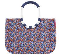 reisenthel loopshopper L Stabile Tasche mit praktischen Fächern aus recycelten PET-Flaschen Charmantes und wasserabweisendes Design, Farbe:viola blue