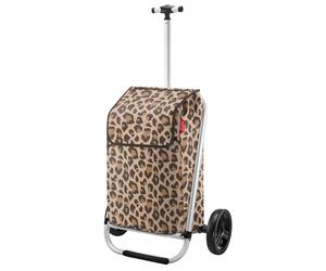 reisenthel shopping trolley Leo Macchiato - 45L - Einkaufstrolley leicht - 2 Raeder - leo macchiato beige