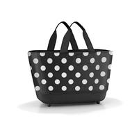 reisenthel Einkaufstasche schwarz mit weißen Punkten - Reisenthel shoppingbasket - black white dots - 48 x 28 x 33 cm - dots white schwarz