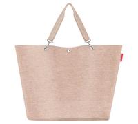 Reisenthel Shoppingtasche 35 Liter SHOPPER XL TWIST COFFEE, Beige - Polyester - 68 x 45,5 cm - wasserabweisend - mit Reißverschluss