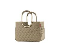 loopshopper L frame rhombus olivem (L04) - rhombus olive L beige