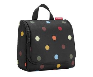 Reisenthel Toiletbag dots S schwarz Reisekosmetik Waschtasche 3 L Innenspiegel - Dots Schwarz