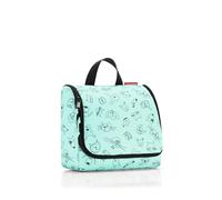 reisenthel toiletbag Kids Cats and Dogs Mint - praktischer Kulturbeutel mit Haken, wasserabweisendes Material