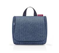 toiletbag WH-herringbone dark blue