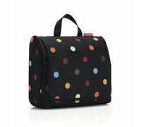 Reisenthel Toiletbag Toiletbag XL dots, Mehrfarbig, Schwarz, Textil, 28x25x10 cm, Freizeit, Wellness, Körperpflege, Kosmetik