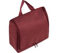 reisenthel toiletbag Twist Maroon - praktischer Kulturbeutel mit Haken, wasserabweisendes Material