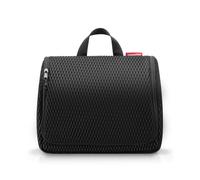 reisenthel toiletbag XL mesh Black - praktischer Kulturbeutel mit Haken, wasserabweisendes Material