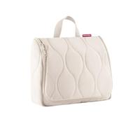 reisenthel toiletbag XL Puffer Stone - praktischer Kulturbeutel mit Haken, wasserabweisendes Material