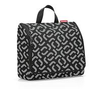 reisenthel toiletbag XL Signature Black - praktischer Kulturbeutel mit Haken, wasserabweisendes Material