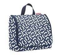 reisenthel toiletbag XL Signature Navy - praktischer Kulturbeutel mit Haken, wasserabweisendes Material