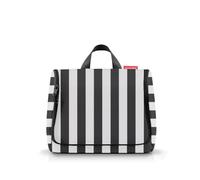 reisenthel toiletbag XL summerstripes Black - praktischer Kulturbeutel mit Haken, wasserabweisendes Material
