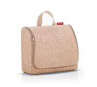reisenthel toiletbag XL Twist Coffee - praktischer Kulturbeutel mit Haken, wasserabweisendes Material