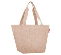 Reisenthel Tragetasche 15 Liter SHOPPER M TWIST COFFEE, Beige - Polyester - 51 x 30,5 cm - mit Reißverschluss