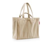 Reisenthel Tragetasche 28 Liter SOFTSHOPPER CORD SAND, 47 x 38,5 cm - Sandfarben - Polyester - mit Tragegriffen