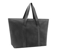 Reisenthel Tragetasche 35 Liter EXTRALITE SHOPPER L MESH BLACK, 46 x 40 cm - Schwarz - Polyester - wasserabweisend