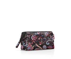 reisenthel travelcosmetic Paisley Black - Starke robuste und praktische Reisekosmetiktasche, Handschlaufe, wasserabweisendes Material