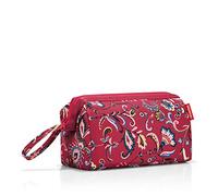 reisenthel travelcosmetic Paisley Ruby - Starke robuste und praktische Reisekosmetiktasche, Handschlaufe, wasserabweisendes Material