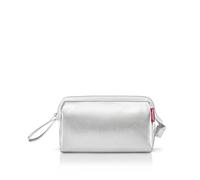 reisenthel travelcosmetic Silver Crackle - Starke robuste und praktische Reisekosmetiktasche, Handschlaufe, wasserabweisendes Material