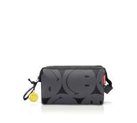 reisenthel travelcosmetic Smiley Grey - Starke robuste und praktische Reisekosmetiktasche, Handschlaufe, wasserabweisendes Material
