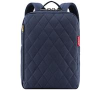 Reisenthel Rucksack Classic M 13 l – Rhombus, Netzrücken, rechteckiger Boden, Midnight Gold