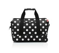 Reisenthel - TRAVELLING Rollenreisetasche Allrounder Trolley Frame Dots White schwarz/weiß, 30 LITER