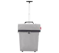 reisenthel Trolley M Tragbarer Einkaufstrolley mit stabilem Aluminiumrahmen, Couleur: Herringbone Grey