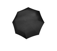 reisenthel umbrella pocket classic in Signature Schwarz Hot Print - Kompakter Taschenschirm aus recycelten PET-Flaschen - Mit ergonomischem Griffdesign
