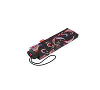reisenthel Umbrella Pocket Mini Paisley Black Extrem Leichter und Flacher Taschenschirm aus recycelten PET-Flaschen Mit großem Schirmdach