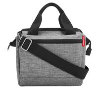 Reisenthel Umhängetasche ALLROUNDER CROSS TWIST SILVER, Silbergrau - Polyester - 22 x 24 cm - wasserabweisend - abnehmbarer Schultergurt