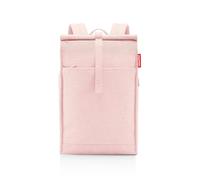 reisenthel urban rolltop backpack twist blush - urbaner und stylischer Rucksack, modernes Design, geräumiger Rucksack für Freizeit, Arbeitsweg und City-Trip