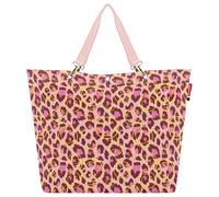 reisenthel shopper XL smiley® leo blush - Geräumige Shopping Bag und edle Handtasche in einem - Aus wasserabweisendem Material