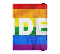 Reisepass- und Impfkarten-Brieftasche, 3D-Winke, chinesische Flagge, 5-gelbes Leder, Reisedokumente, Organizer, Schutz, Reisepasshülle für Damen und Herren, wasserdicht