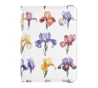 Reisepass- und Impfkarten-Brieftasche, buntes Blumenmuster, Reisedokumente, Organizer, Schutz, Reisepasshülle für Damen und Herren, wasserdicht