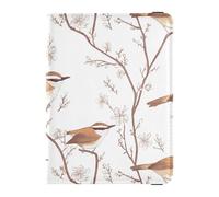 Reisepass- und Impfkarten-Brieftasche, Motiv: Carolina Zaunkönig-Vögel, Reisedokumente, Organizer, Schutz, Reisepasshülle für Damen und Herren, wasserdicht