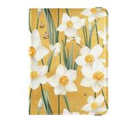 Reisepass- und Impfkarten-Etui mit süßem Narzissen-Design, goldfarben, Reisedokumente, Organizer, Schutz, Reisepasshülle für Reisen, unverzichtbar, wasserdicht