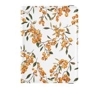 Reisepass- und Impfkartenhalter mit süßem Sanddornfrucht, Kombi, Reisepasshülle, Reisepasshülle, Brieftasche, Hülle für Reisen, unverzichtbar, wasserdicht