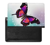 Reisepass- und Impfkartenhalter, Schmetterlings-Reisepasshülle, Reisepasshülle, Reisepasshülle, Reisepasshülle, internationale Reise, Schmetterling, 14 x 9,9 x 1 cm, schmetterling, 5.8 × 3.9 × 0.4