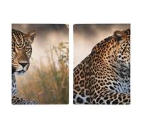 Reisepasshülle aus afrikanischem Tier-Leopardenleder, minimalistische Reisepasshülle, Reisebrieftasche, Reisepassbuchhalter für Damen und Herren, Stil, 20,3 x 13,8 cm, Stil:, 20.3x13.8cm