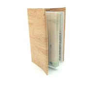 Reisepasshülle aus Korkstoff | für alle gängigen Reisepässe geeignet | Maße: 14 x 9,2 x 0,8 cm | Passhülle im schicken Design | nachhaltig & vegan | robust & langlebig | Made in Portugal