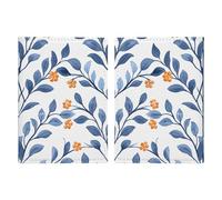 Reisepasshülle aus Leder, buntes Lebensmittelmuster, bedrucktes Reisepassbuch für Dokumente, Reisegeschenke, Orangefarbenes Beerenmuster, 20.3x13.8cm