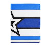 Reisepasshülle aus Leder, dekorativ, weiß, rot, blau, gestreift, mit Sternen, leicht, Weiß / Rot / Blau, Weiß / Rot / Blau gestreift Stern, 1 size