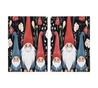 Reisepasshülle aus Leder mit niedlichen Zwergen, minimalistisch, Reisebrieftasche, Reisepassbuchhalter für Damen und Herren, Stil, 20,3 x 13,8 cm, Stil:, 20.3x13.8cm