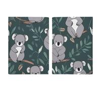 Reisepasshülle aus Leder, Motiv: Monarch-Schmetterling, bedrucktes Reisepassbuch für Dokumente, Reisegeschenke, Hübsches Koala, 20.3x13.8cm