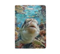 Reisepasshülle aus Leder, Niedliche Schildkröten-Selfies