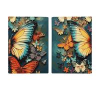 Reisepasshülle aus Leder, niedlicher Beagle-Hund, bedrucktes Reisepassbuch für Dokumente, Reisegeschenke, Stickbilder, 20.3x13.8cm