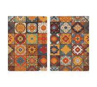 Reisepasshülle aus marokkanischem geometrischem Leder, minimalistische Reisepasshülle, Reisebrieftasche, Reisepassbuchhalter für Damen und Herren, Stil, 20,3 x 13,8 cm, Stil:, 20.3x13.8cm