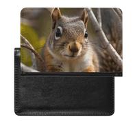 Reisepasshülle, Eichhörnchen im Baum, bedruckt, Reisepasshülle, PU-Passhülle, Unisex, Eichhörnchen im Baum, 14 x 9 cm, Eichhörnchen im Baum, 5.8*3.9 IN