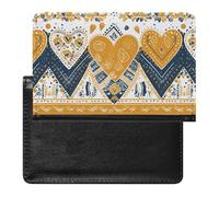 Reisepasshülle für Damen und Herren, RFID-blockierend, Cartoon, schottischer Dudelsack, Reisezubehör, Mit Herzform, Einheitsgröße