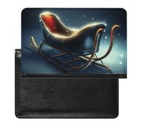 Reisepasshülle für Damen und Herren, RFID-blockierend, Corgi kleine Reisepasshülle, Reisezubehör, Schlittenform, Einheitsgröße